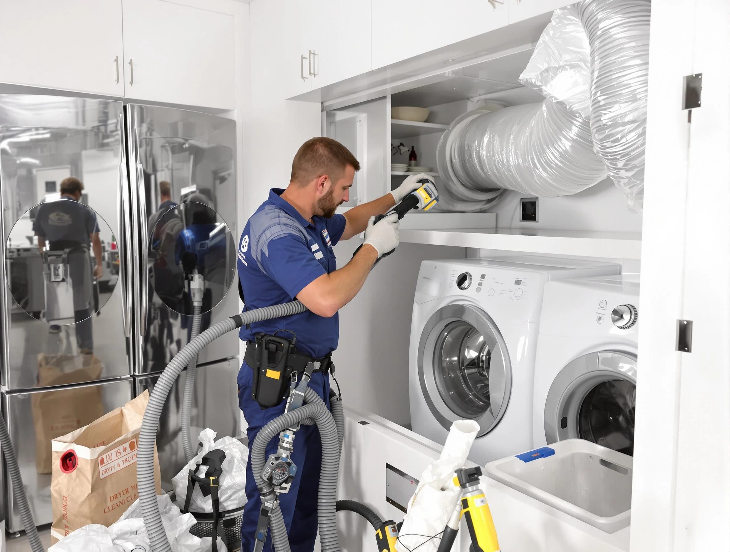 Professional duct cleaning by Fairfield Dryer Vent Cleaning in Fairfield