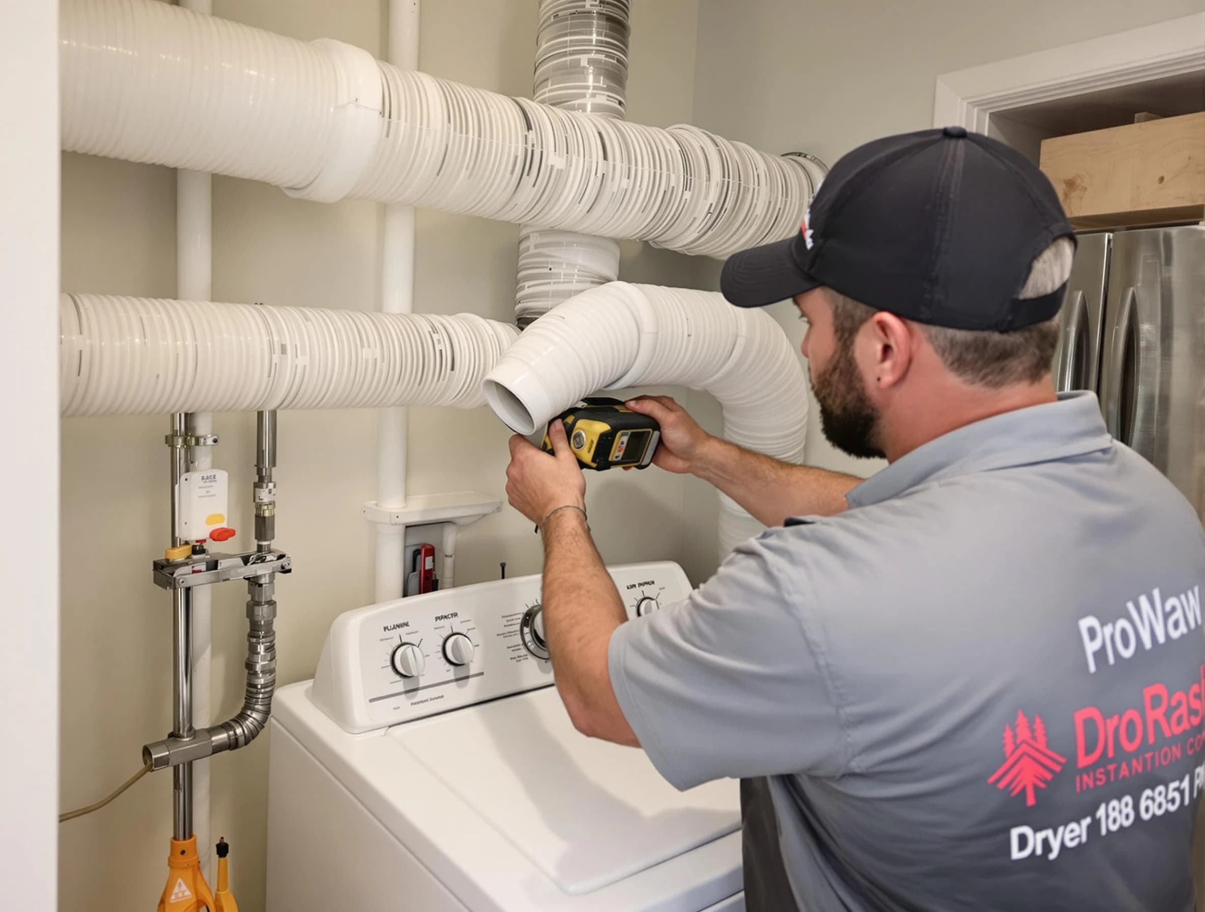 Professional dryer vent hose installation by Fairfield Dryer Vent Cleaning in Fairfield