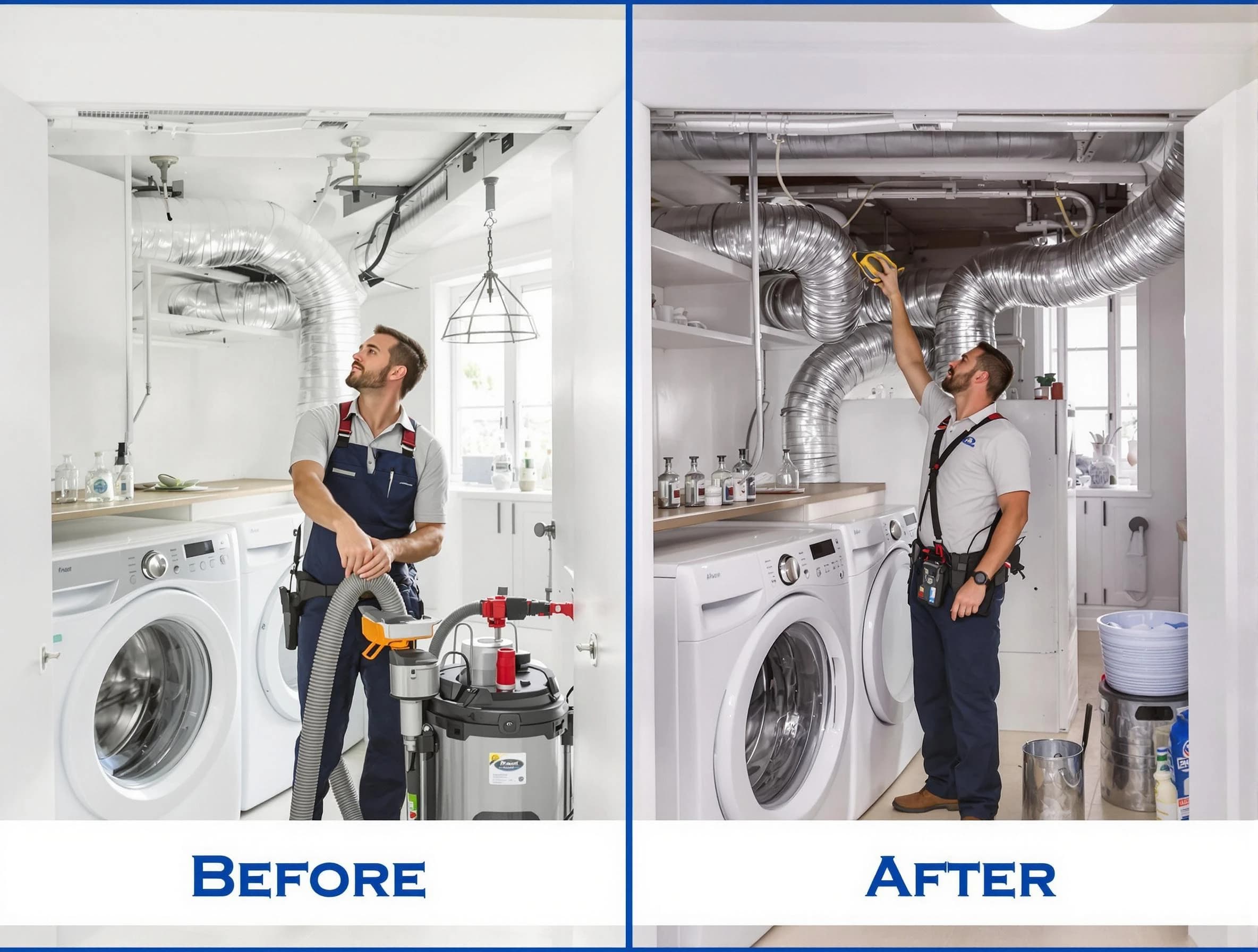 Expert gas dryer vent cleaning by Fairfield Dryer Vent Cleaning in Fairfield