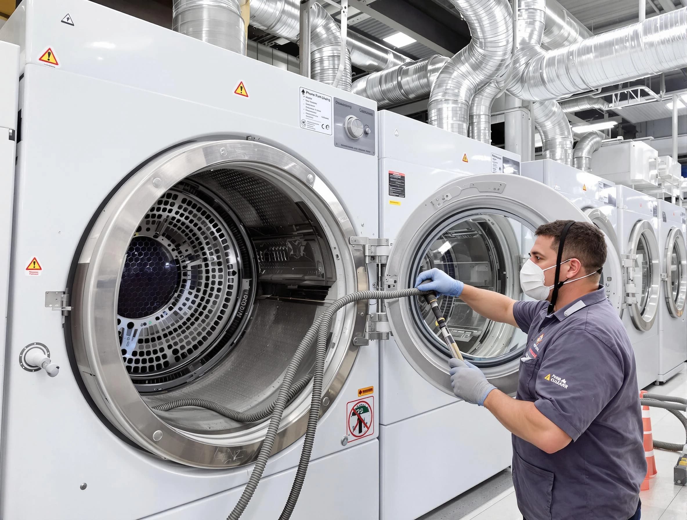 Industrial-grade dryer vent cleaning by Fairfield Dryer Vent Cleaning in Fairfield