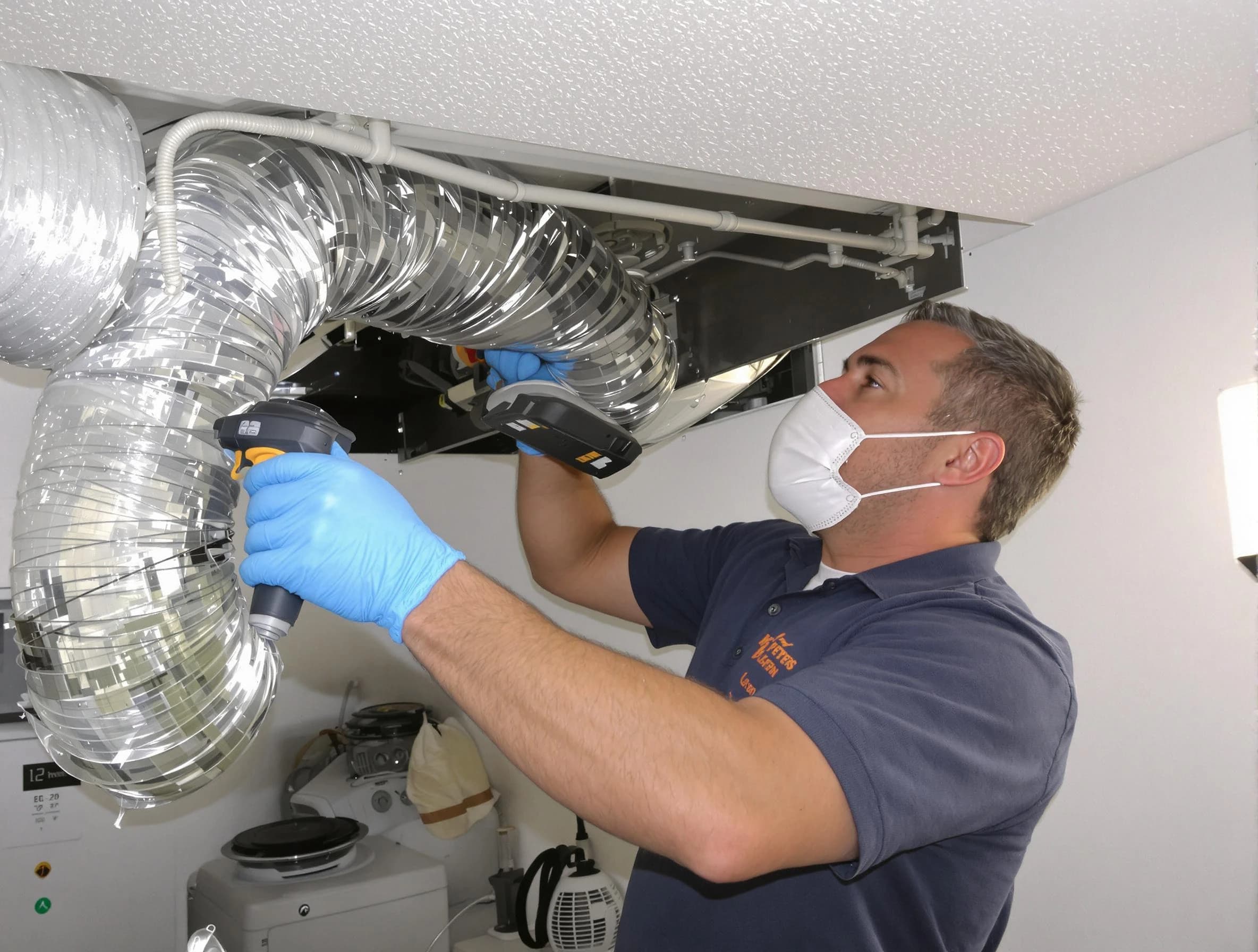 Fairfield Dryer Vent Cleaning professional performing thorough residential dryer vent cleaning in Fairfield